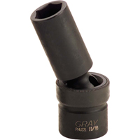 Douille &agrave; joint universel, Chocs, 3/8", Prise 1/2", 6 pans Distribution Jean Lapalme