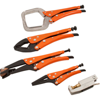 Welding Locking Plier Set, 5 Pieces Distribution Jean Lapalme