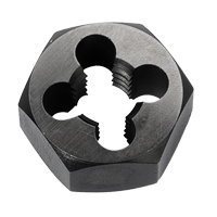 Hex Rethreading Die Nut, 1"/1-1/4" Dia., 1/4"-18 Thread, Carbon Steel/Chromium Steel Distribution Jean Lapalme