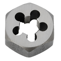 Hex Rethreading Die Nut, 1"/1-1/16" Dia., 3/8"-18 Thread, Carbon Steel/Chromium Steel Distribution Jean Lapalme