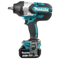 Cordless High Torque Impact Wrench Kit, 18 V, 1/2" Socket Distribution Jean Lapalme