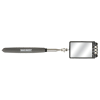 Inspection Mirror, Rectangular, 2-3/4" L x 1-7/8" W, Telescopic Distribution Jean Lapalme
