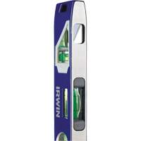 250 Series Heavy-Duty Torpedo Level, 9" L, Aluminum, 4 Vials, Magnetic Distribution Jean Lapalme