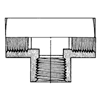 Female Pipe Tees, Brass, 1/8" Distribution Jean Lapalme