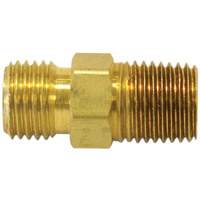 Reducer/Adapter Fitting, 1/4" x 1/4" Dia, Brass Distribution Jean Lapalme