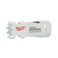 Scie avec dents au carbure Hole Dozer, 1", Profondeur de la coupe 1-3/5", Carbure Distribution Jean Lapalme