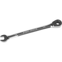 SAE Ratcheting Combination Wrench, 12 Point, 1/4", Chrome Finish Distribution Jean Lapalme