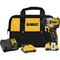 Trousse de tournevis &agrave; moteur sans balai Xtreme, 1/4", 12 V, 200 UWO couple max., Lithium-ion bloc-pile Distribution Jean Lapalme