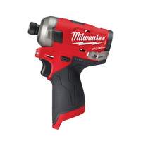 Tournevis hexagonal hydraulique &agrave; percussion M12 Fuel Surge (outil seulement), 1/4", 450 lb-po Couple max., 12 V, Lithium-ion Distribution Jean Lapalme