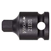 Adaptateur pour douille, Chocs, Prise 3/8", Douille 1/2", 1,5" lo, Clavette Distribution Jean Lapalme