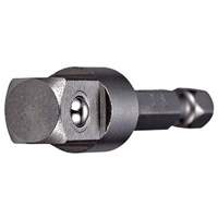 Adapter & Extension, 1/4" Drive Size, 3/8" Male Size, Ball, 4" L Distribution Jean Lapalme
