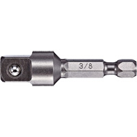 Adapter & Extension, 1/4" Drive Size, 3/8" Male Size, Ball, 2" L Distribution Jean Lapalme