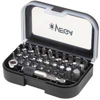 Jeu d'embouts, 32 Mcx, Hexagonale/Phillips/&agrave; fentes/Carr&eacute;e/Torx Distribution Jean Lapalme