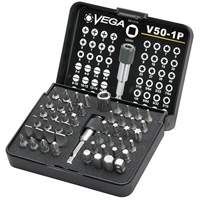 Jeu d'embouts, 50 Mcx, Hexagonale/Phillips/Pozidriv/&agrave; fentes/Carr&eacute;e/Torx Distribution Jean Lapalme