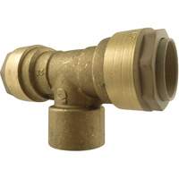 Quickline Air Piping Tee Connect, Brass, 1/2" Distribution Jean Lapalme