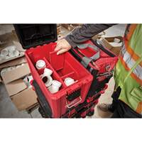 Coffre &agrave; outils compact Packout, 10" x 16-1/5" x 13", Noir/Rouge Distribution Jean Lapalme