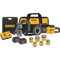 FlexVolt&reg; Max* Cordless Pipe Threader Kit with Dieheads, 30 RPM, 1/2" - 2" Pipe Thread Distribution Jean Lapalme