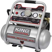 Oil-Free Air Compressor, Electric, 2 Gal. (2.4 US Gal), 125 PSI, 120/1 V Distribution Jean Lapalme