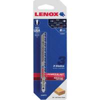Lame de scie sauteuse pour coupe nette, Bim&eacute;tal, Tige en T, 4" lo, 6 dents par pouce Distribution Jean Lapalme