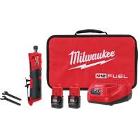 M12 Fuel Straight Die Grinder Kit, 1/4" Collet, 12 V, Lithium-Ion Distribution Jean Lapalme