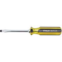Tournevis pour &eacute;crous &agrave; fente 100 PLUS, Tige de 1/4", Carr&eacute;e, 8-3/16" lo, Prise en Plastique Distribution Jean Lapalme