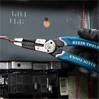 Klein-Kurve&reg; Heavy-Duty Wire Stripper, Cutter & Crimper Multi-Tool, 8-1/4" L, 8 - 20 AWG Distribution Jean Lapalme