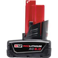 M12 Redlithium XC6.0 Battery, Lithium-Ion, 12 V, 6 Ah Distribution Jean Lapalme