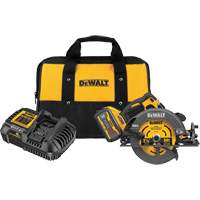 Ensemble de scie circulaire sans balai Flexvolt Max avec frein &eacute;lectrique, 7-1/4", 60 V Distribution Jean Lapalme