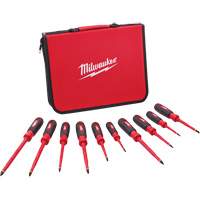 Insulated Screwdriver Set with EVA Foam Case, 10 Pcs. Distribution Jean Lapalme