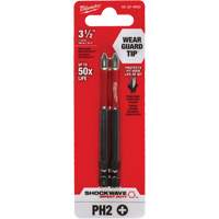 Embout de tournevis Shockwave Impact Duty, Phillips, Embout #2, Prise 1/4", Longueur 3-1/2" Distribution Jean Lapalme