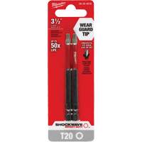 Embout de tournevis Shockwave Impact Duty, Torx, Embout T-20, Prise 1/4", Longueur 3-1/2" Distribution Jean Lapalme