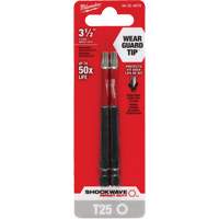 Embout de tournevis Shockwave Impact Duty, Torx, Embout T-25, Prise 1/4", Longueur 3-1/2" Distribution Jean Lapalme