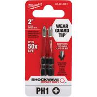 Shockwave Impact Duty Screwdriver Bit, Phillips, #1, 1/4" Drive Distribution Jean Lapalme