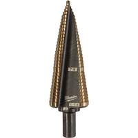 Step Drill Bit, 7/8"/#9 - 1-1/8"/#9 , 1/32" Increments, High Speed Cobalt Distribution Jean Lapalme
