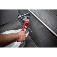 Cl&eacute; &agrave; tuyau &agrave; m&acirc;choires lisses, Cap des m&acirc;choires 2-5/8", Longueur 12", Fini Rev&ecirc;tement en poudre, Prise Ergonomique Distribution Jean Lapalme