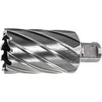 Fraise annulaire DRILLCO, Diam&egrave;tre de 7/16", Acier rapide, Profondeur de la coupe de 1", Tige 3/4" Distribution Jean Lapalme