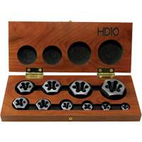 DRILLCO Hex Threading Die Set, 10 Pieces Distribution Jean Lapalme