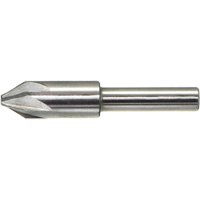 DRILLCO Chatterless Countersink, 3/16", High Speed Steel, 60° Angle, 6 Flutes Distribution Jean Lapalme