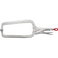 Pince-&eacute;tau en C &agrave; m&acirc;choires pivotantes Torque Lock, Longueur 18", Pinces serre-joints Distribution Jean Lapalme