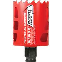 Wood & Metal Hole Saw, 2", 2-3/8" Depth of Cut, Carbide Distribution Jean Lapalme