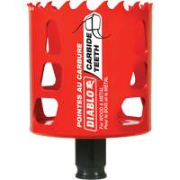 Wood & Metal Hole Saw, 2-9/16", 2-3/8" Depth of Cut, Carbide Distribution Jean Lapalme