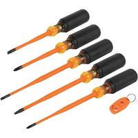 Slim-Tip Insulated Screwdriver Set, 1000 V, 6 Pcs Distribution Jean Lapalme
