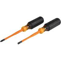 Slim-Tip Insulated Screwdriver Set, 1000 V, 2 Pcs Distribution Jean Lapalme