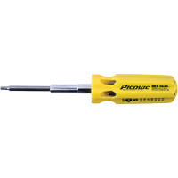 Hex-Calibre SAE Multi-Bit Screwdriver, Plastic Handle Distribution Jean Lapalme