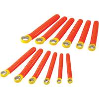 Jeu de cl&eacute;s polygonales m&eacute;triques isol&eacute;es &agrave; 12 pans, 1000 V, 12 Mcx Distribution Jean Lapalme