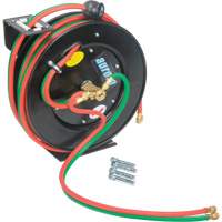Welding Hose Reel, Welding Gases, 1/4" x 25', Single Hose, 300 psi Distribution Jean Lapalme