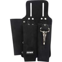 Lineman's Tool Pouch, Multiple Tool Holder, Leather, 3 Pockets Distribution Jean Lapalme