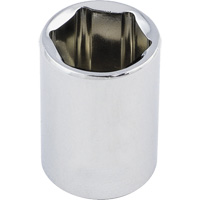 Regular Chrome Socket, 1/2", 3/8" Drive, 6 Points Distribution Jean Lapalme
