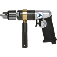 AD12VSRK Perceuse pneumatique &agrave; vitesse variable, 6 pi³/min, 1/4" NPT, 82 dBA, 1/2" mandrin, Avec cl&eacute; Distribution Jean Lapalme