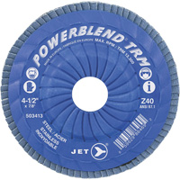 PowerBlend Trimmable Flap Disc, 5" x 7/8", Type 29, Z40 Grit, Zirconia Alumina Distribution Jean Lapalme